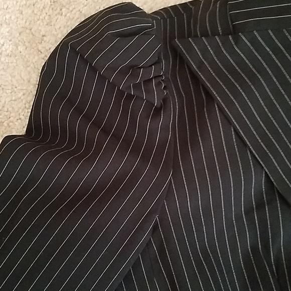 PROLOGUE Pinstriped Black and White Blazer - Picture 4 of 7